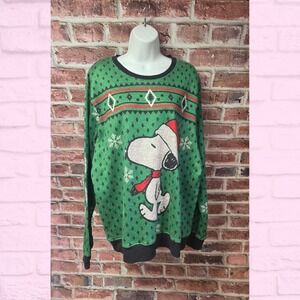 Unisex PEANUTS Snoopy Christmas Winter Ugly Sweater XL